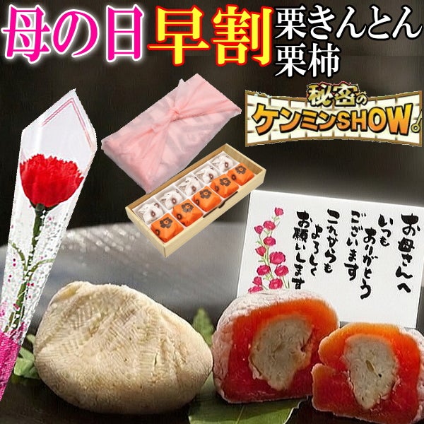 母の日 栗きんとん5個・栗柿5個入
