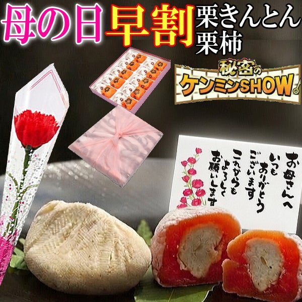 母の日 栗きんとん10個・栗柿10個入