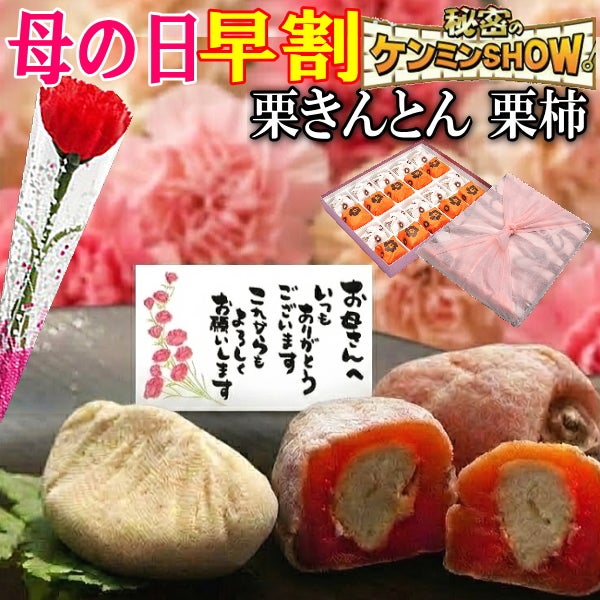 母の日 栗きんとん10個・栗柿10個入